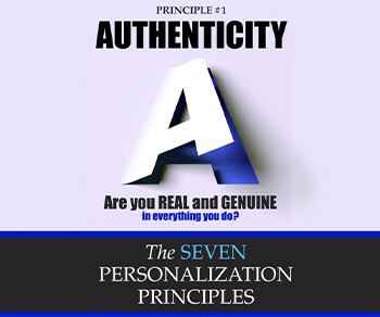 Personalization Principle #1: Authenticity