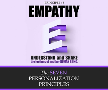 Personalization Principle #3: Empathy